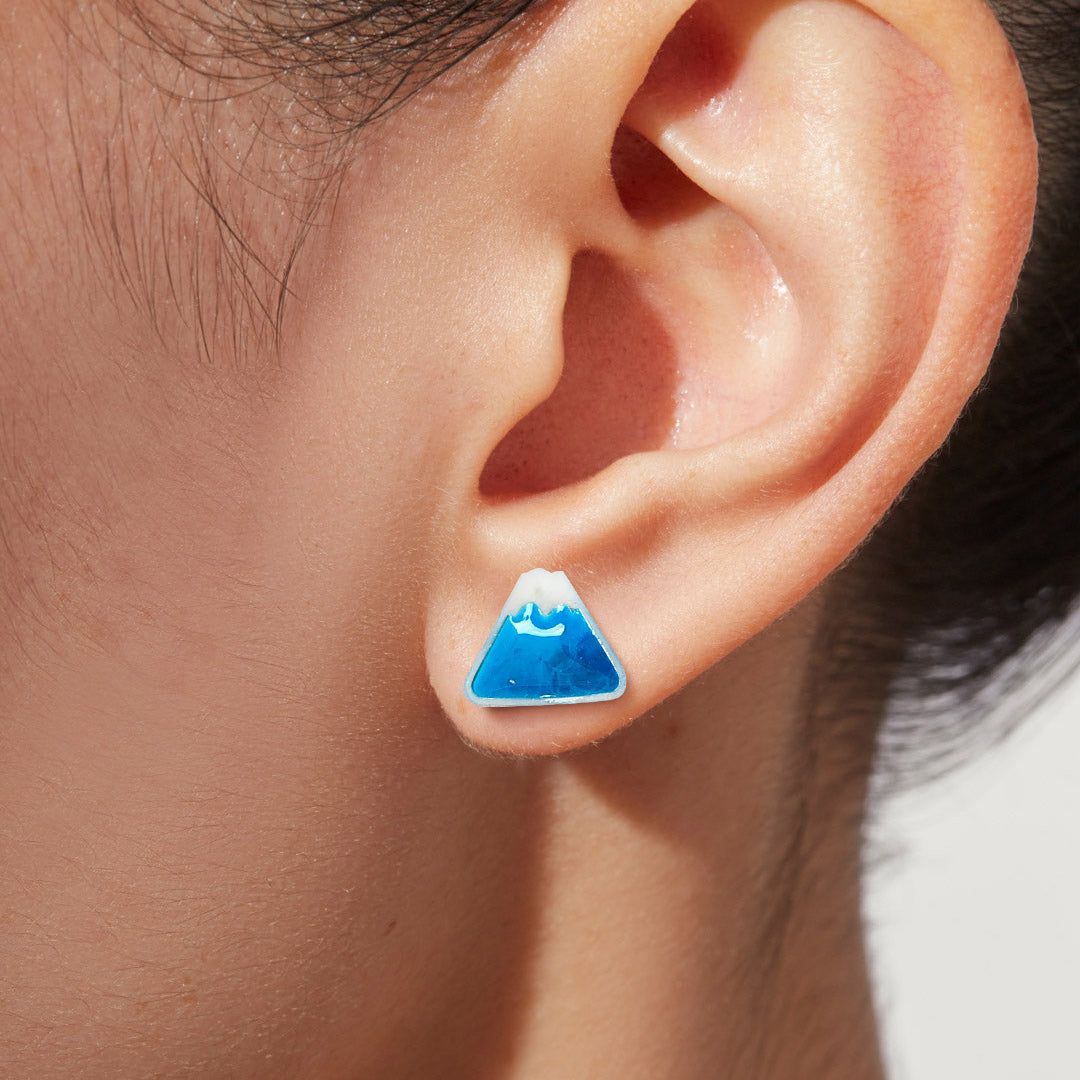 3D print Ear ring (Mount Fuji)