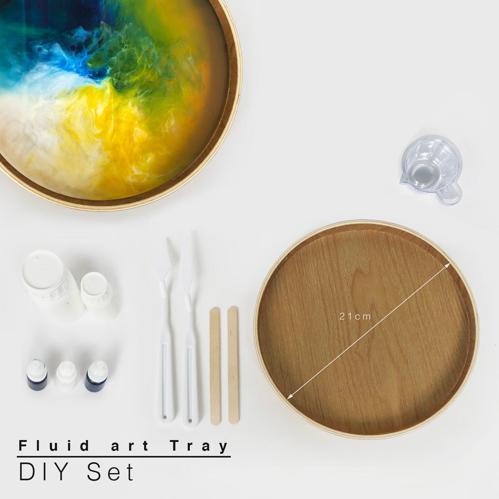 DIY Set - Resin Fluid Art Tray